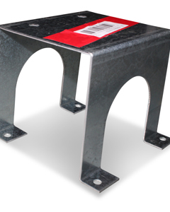 Bracket galv for worm gear ZnAl ACZ EggSaver electric